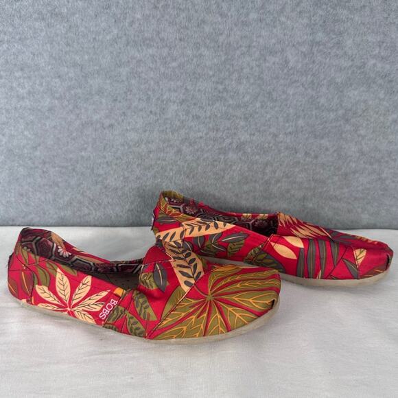 Bobs by Sketchers Woman's sz 6 Worls Botanical Gardens Close Toe Espadrille - Picture 2 of 9